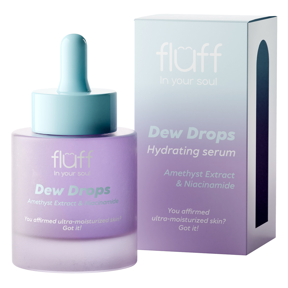 Fluff - Serum Upiększające z Ametystem i Niacynamidem - 30ml