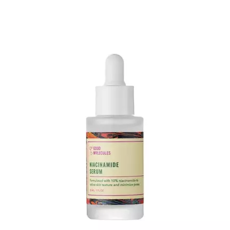 Good Molecules - Niacinamide Serum - Wygładzające Serum Zmniejszające Widoczność Porów z Niacynamidem - 30ml - OUTLET