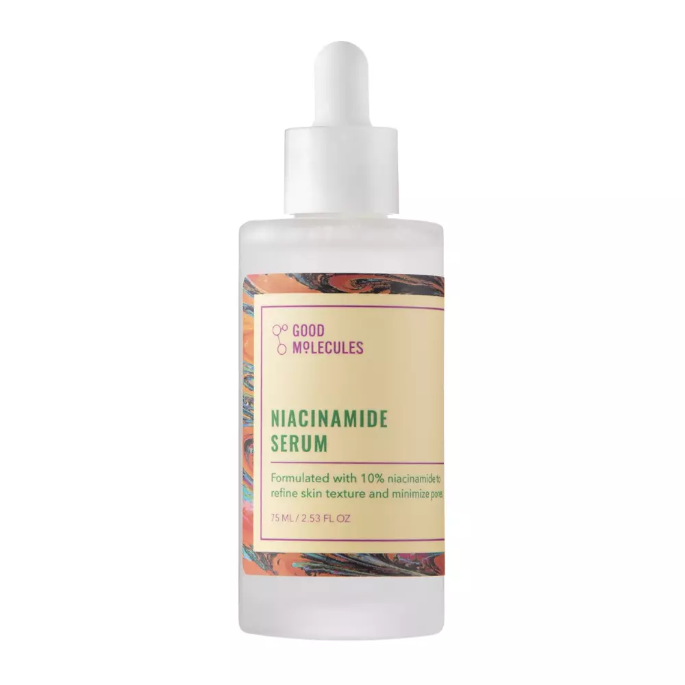 Good Molecules - Niacinamide Serum - Wygładzające Serum Zmniejszające Widoczność Porów z Niacynamidem - 75ml - Outlet