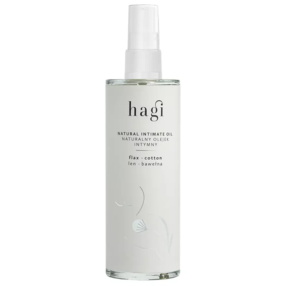 Hagi - Naturalny Olejek Intymny - Len-Bawełna - 100ml