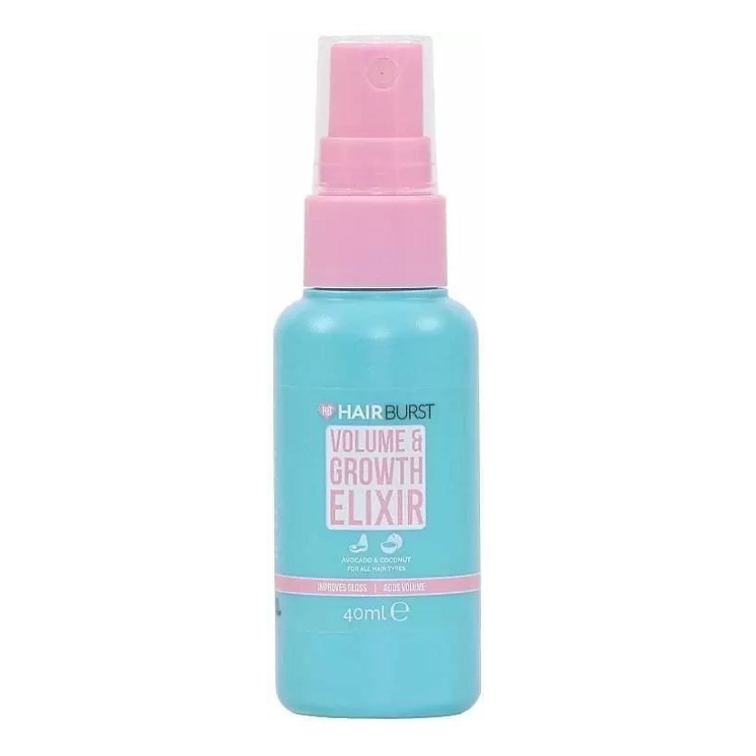 Hairburst - Elixir Volume & Growth Spray - Spray Zwiększający Objętość i Wspomagający Porost Włosów - Mini - 40ml