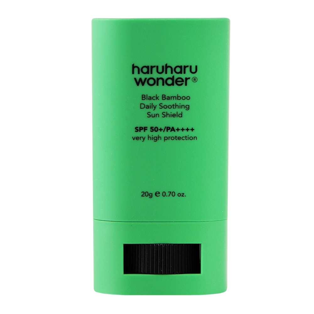 Haruharu Wonder - Black Bamboo Daily Soothing Sun Shield SPF 50+/PA++++ - Krem z Filtrem w Sztyfcie - 20g