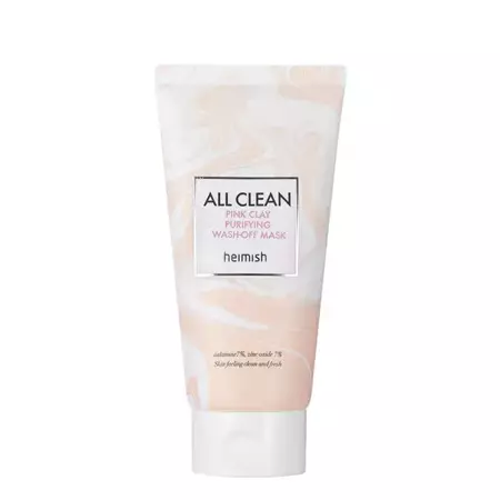 Heimish - All Clean Pink Clay Purifying Wash Off Mask - Maseczka Oczyszczająca z Różową Glinką - 150g