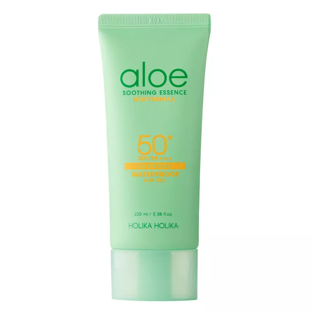 Holika Holika - Aloe Waterproof Sun Gel SPF50+/PA++++ - Łagodzący Krem z Filtrem Przeciwsłonecznym - 100ml