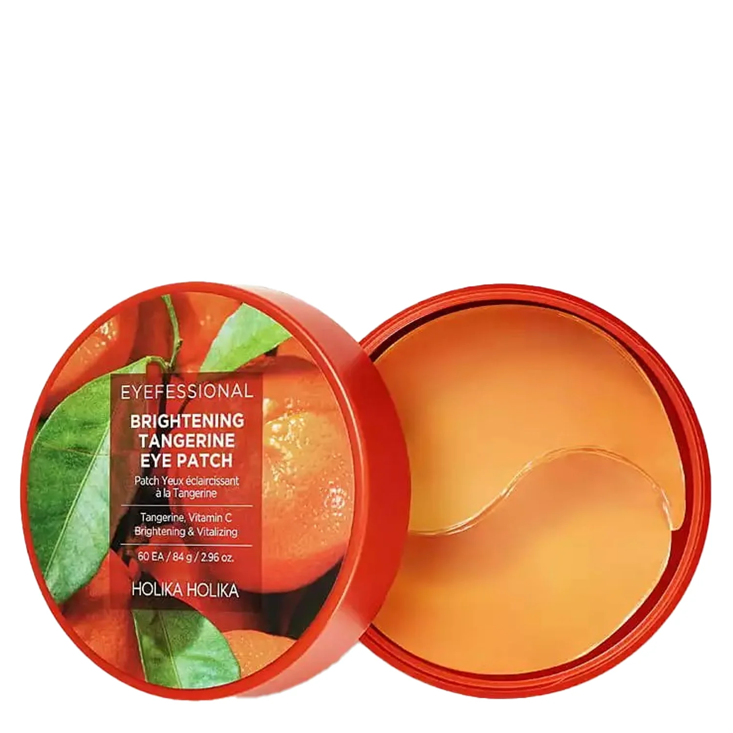 Holika Holika - Eyefessional Brightening Tangerine Eye Patch - Hydrożelowe Płatki pod Oczy - 60szt.