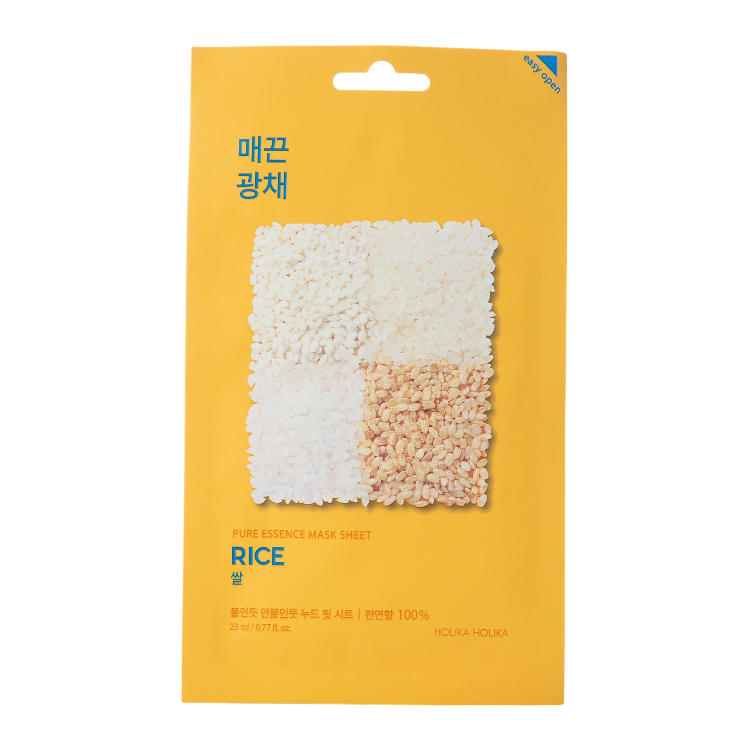 Holika Holika - Pure Essence Mask Sheet - Rice - Maska w Płachcie z Ekstraktem z Ryżu - 23ml