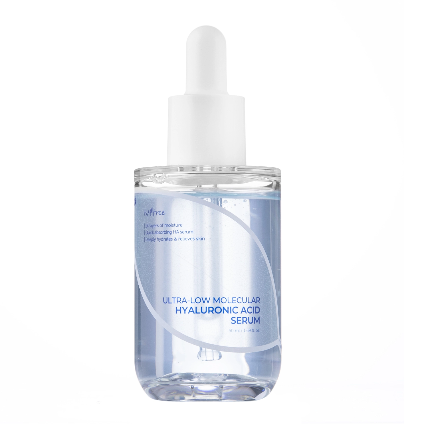 Isntree -  Ultra - Low Molecular Hyaluronic Acid Serum - Nawilżające Serum do Twarzy z Kwasem Hialuronowym - 50ml