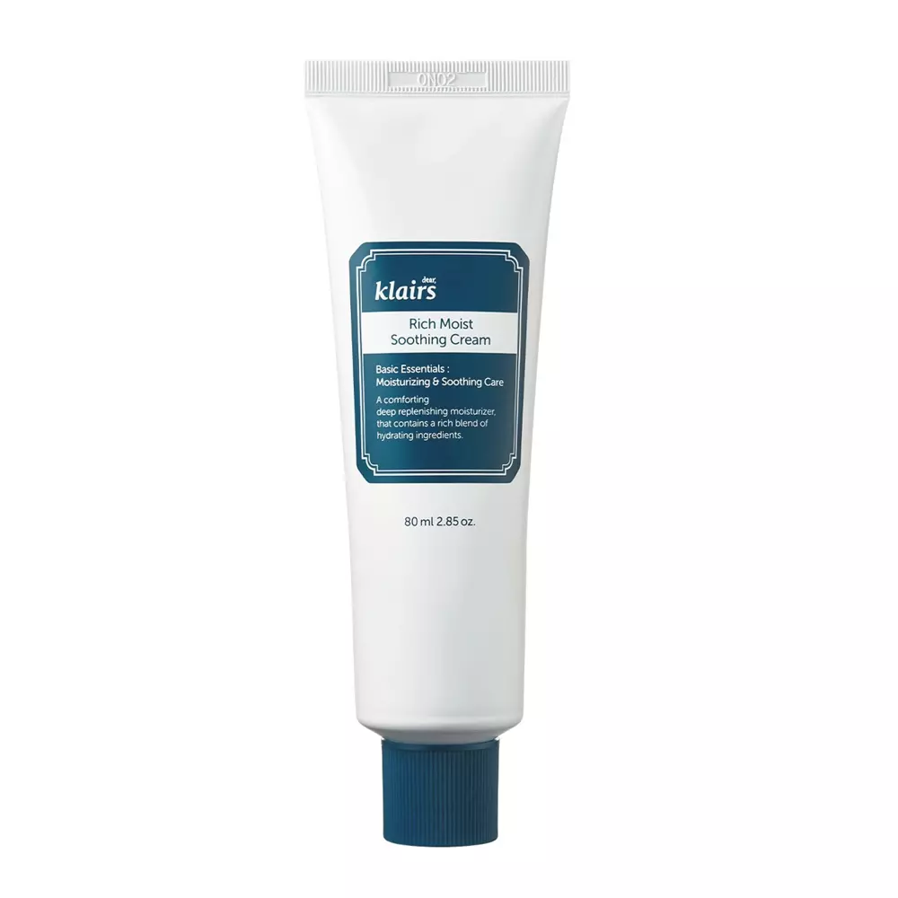 Klairs - Rich Moist Soothing Cream - Łagodzący Krem Odżywczy - 80ml