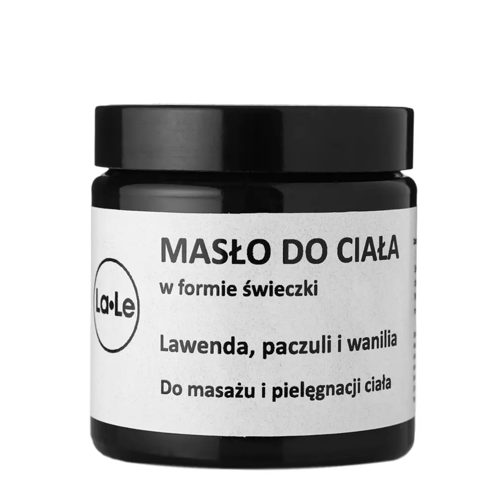 La-Le - Masło do Ciała w Formie Świeczki Lawenda, Paczula i Wanilia - 120ml