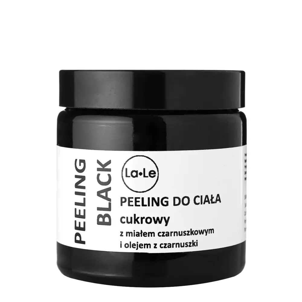 La-Le - Peeling do Ciała Cukrowy - Black - 120ml