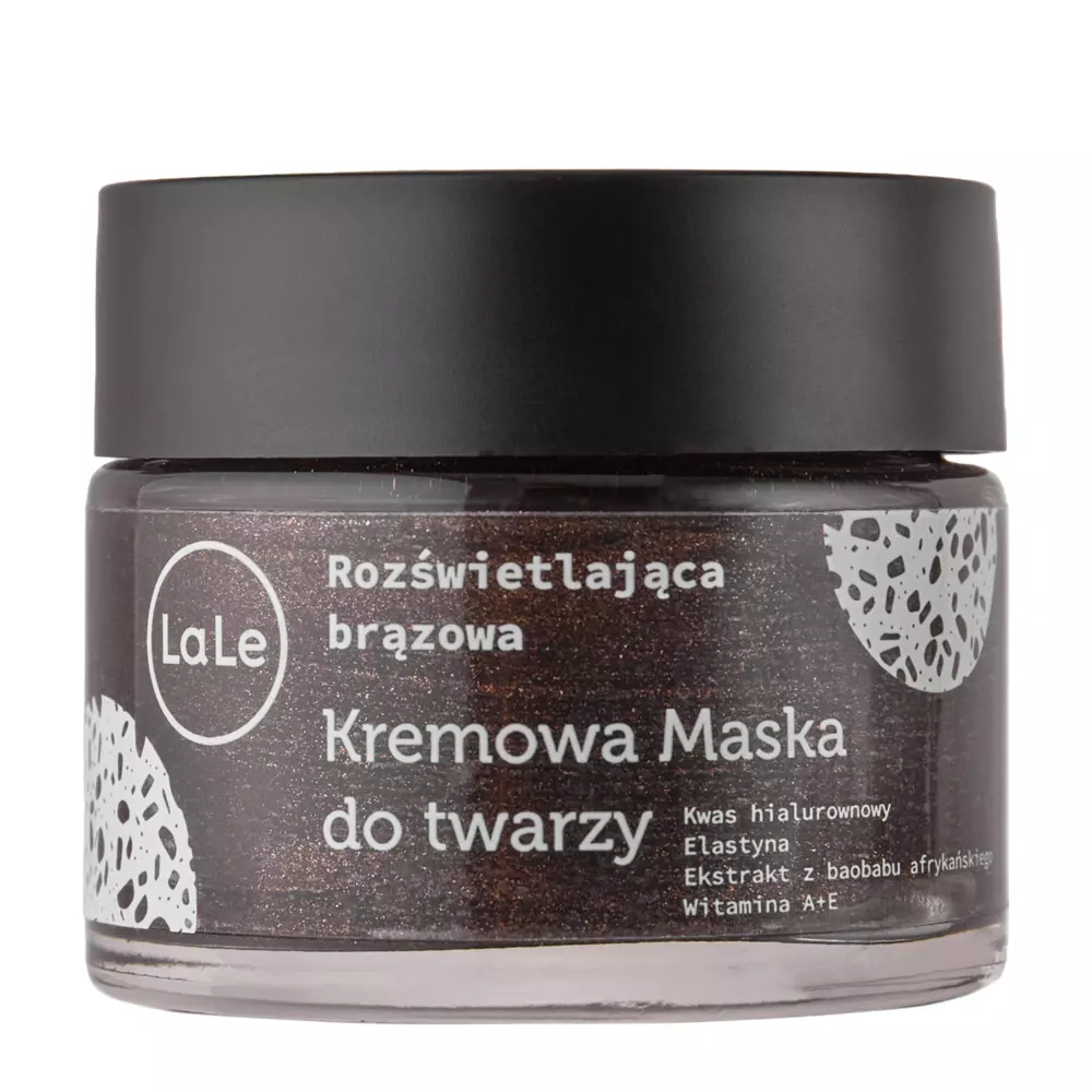 La-Le - Rozświetlająca Brązowa - Kremowa Maska do Twarzy - 50ml