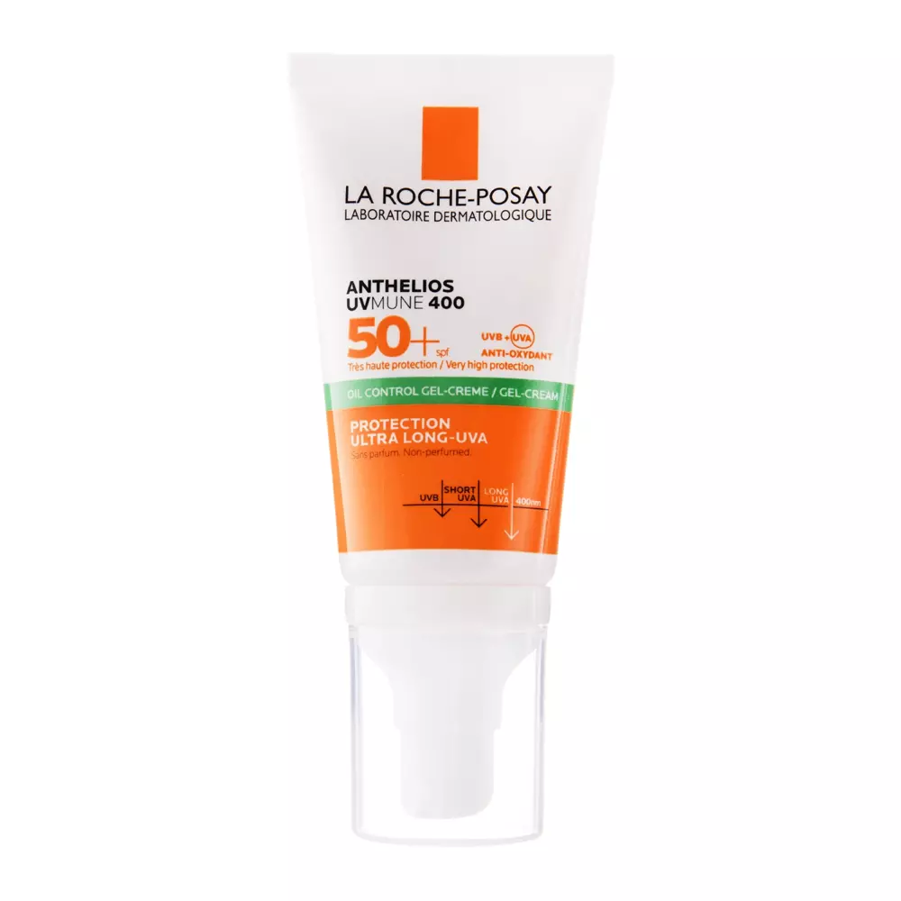 La Roche-Posay - Anthelios UVMUNE 400 Oil Control SPF50+ - Żel-Krem Matujący - 50ml