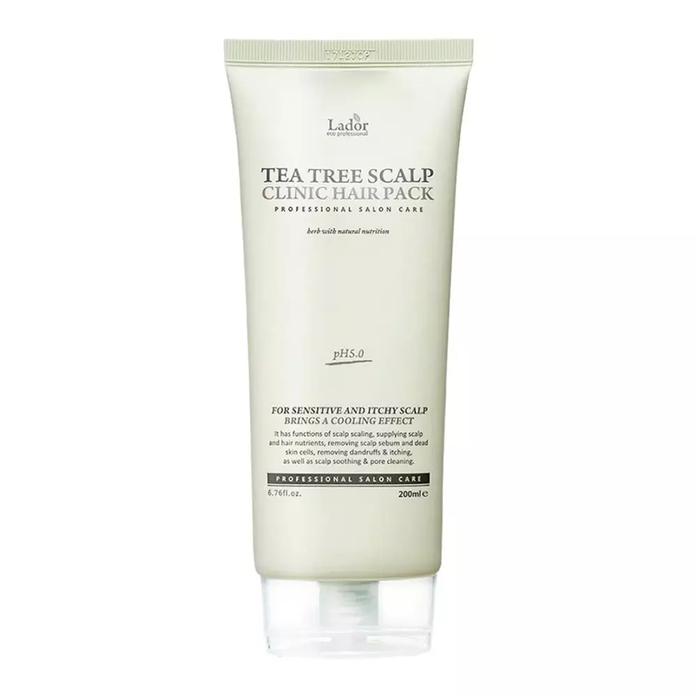 La'dor - Tea Tree Scalp Clinic Hair Pack - Oczyszczająca Maska do Skóry Głowy - 200ml