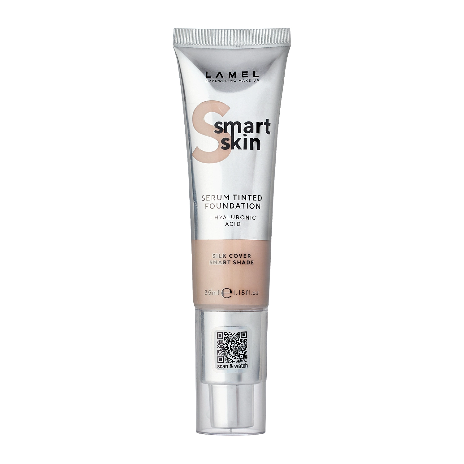 Lamel - Smart Skin Serum Tinted Foundation SPF30+ - Nawilżający Podkład do Twarzy - 402 - 35ml