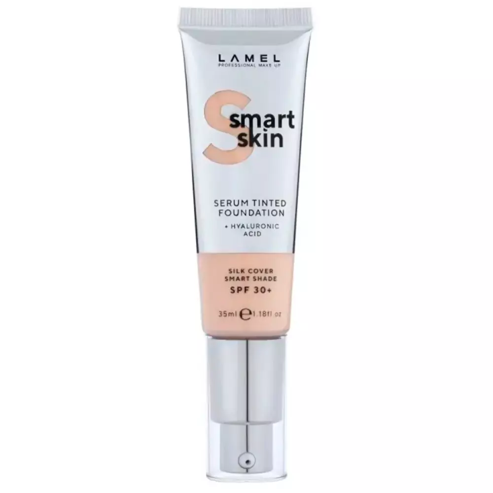 Lamel - Smart Skin Serum Tinted Foundation SPF30+ - Nawilżający Podkład do Twarzy - 404 - 35ml