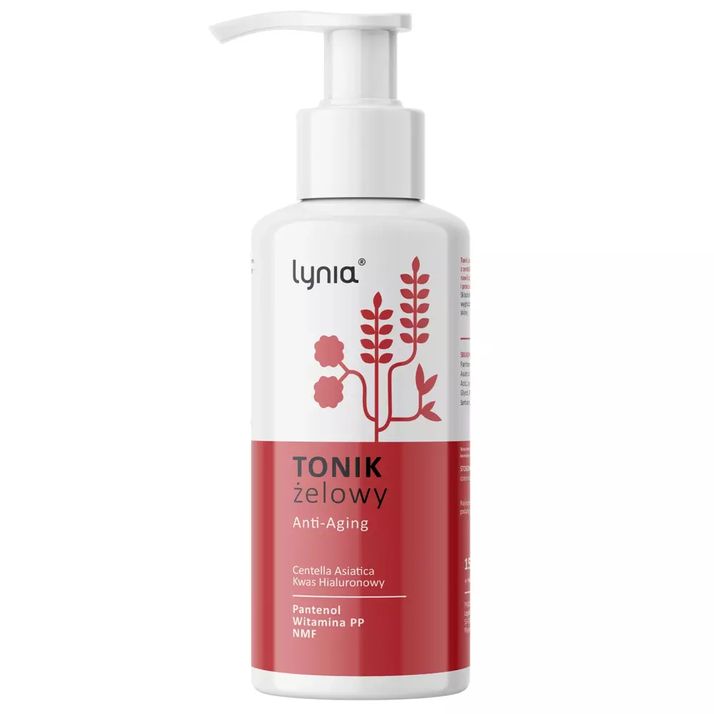 Lynia - Anti-Aging - Żelowy Tonik z Ekstraktem z Wąkroty Azjatyckiej - 100ml