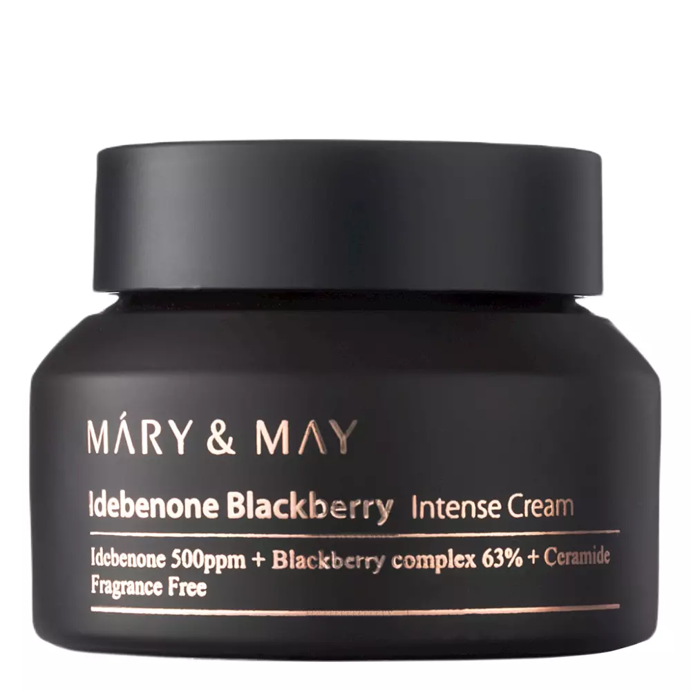 Mary&May - Idebenone Blackberry Intense Cream - Przeciwzmarszczkowy Krem z Idebenonem - 70g 