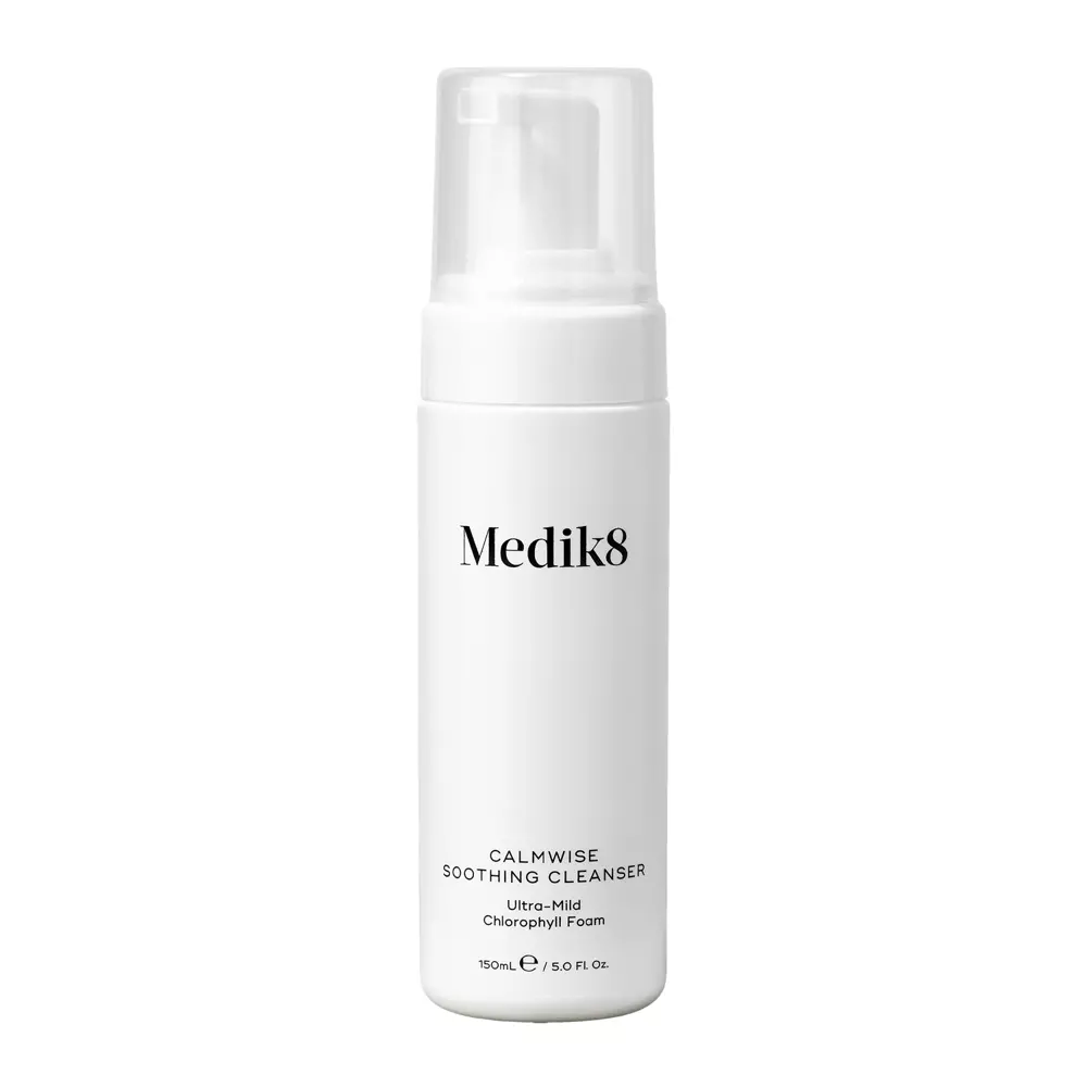 Medik8 - Calmwise Soothing Cleanser - Ultra-Mild - Chlorophyll Foam - Łagodna Pianka Oczyszczająca dla Cery Naczynkowej - 150ml