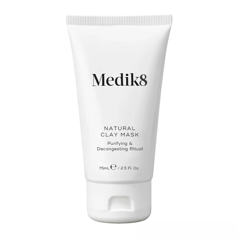 Medik8 - Natural Clay Mask - Intensywnie Oczyszczająca Maseczka dla Skóry Problematycznej - 75ml