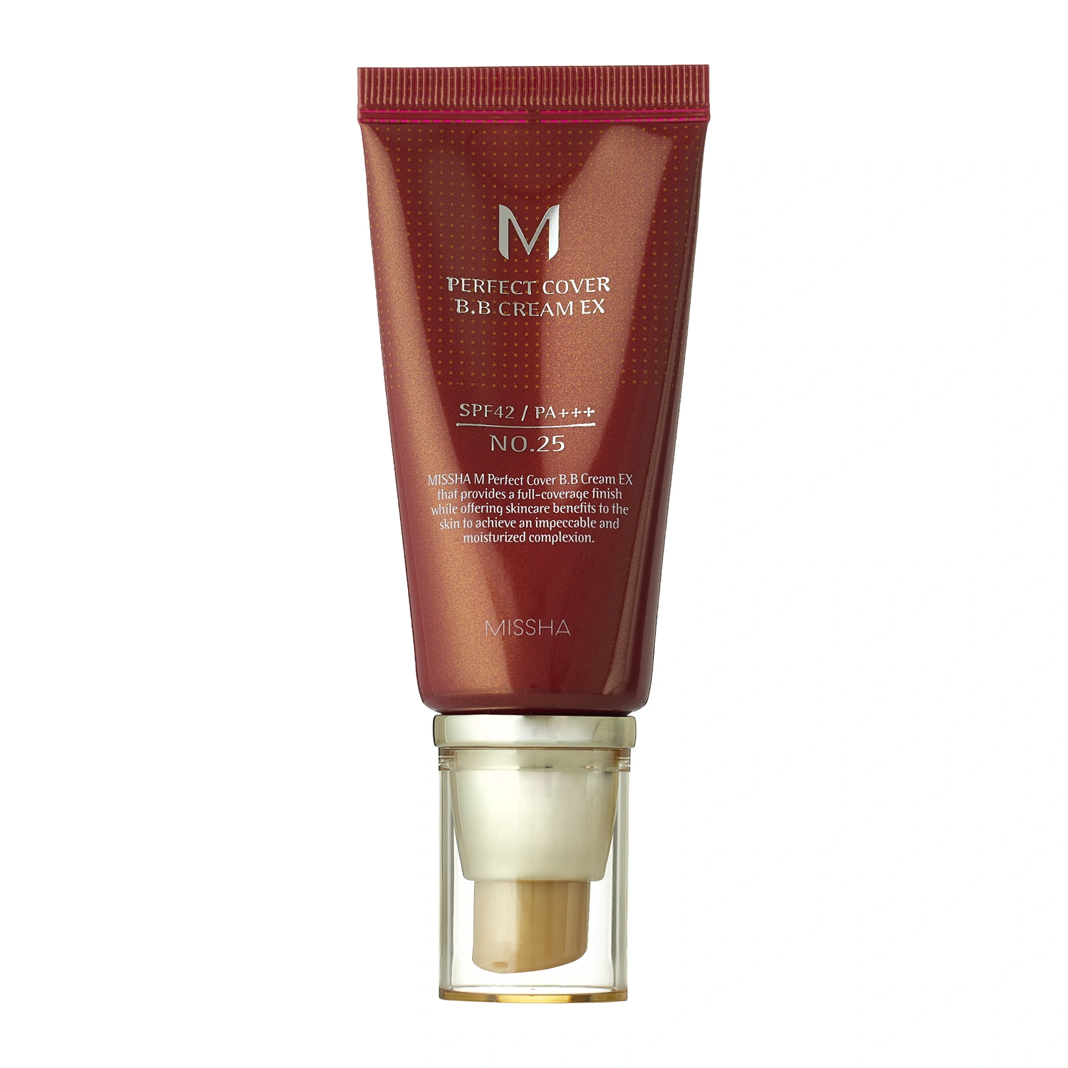 Missha - M Perfect Cover BB Cream SPF42/PA+++ - Kryjący Krem BB - No.25 Warm Beige - 50ml