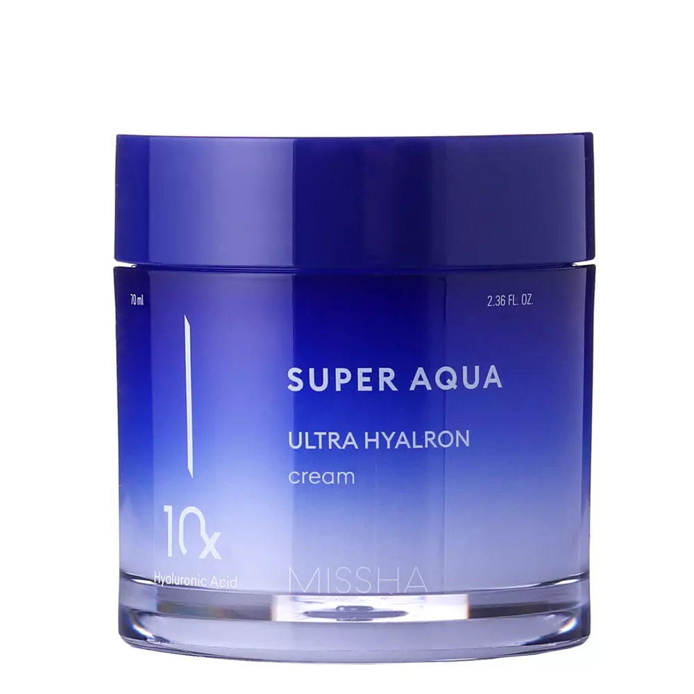 Missha - Super Aqua - Ultra Hyalron Cream - Nawilżający Krem do Twarzy - 70ml