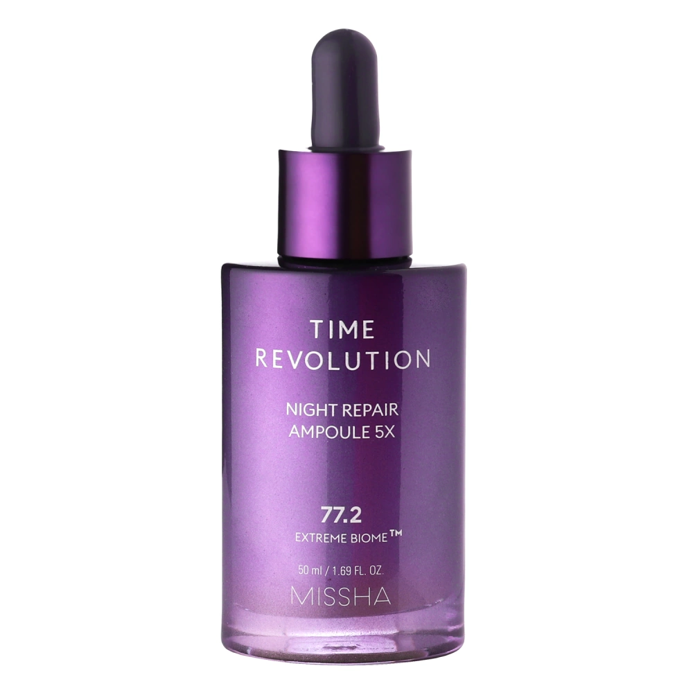 Missha - Time Revolution Night Repair Ampoule 5x - Ujędrniające Serum ze Sfermentowanym Lizatem Bifida - 50ml