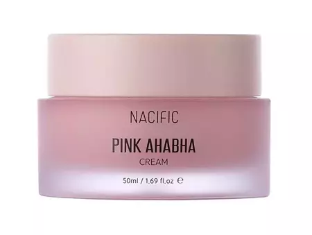 Nacific - Pink AHA-BHA - Nawilżająco-Rozjaśniający Krem Do Twarzy z Kwasami - 50ml