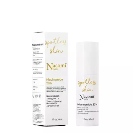 Nacomi - Next Level - Niacinamide 20% - Punktowe Serum Rozjaśniające z 20% Niacynamidem - 30ml