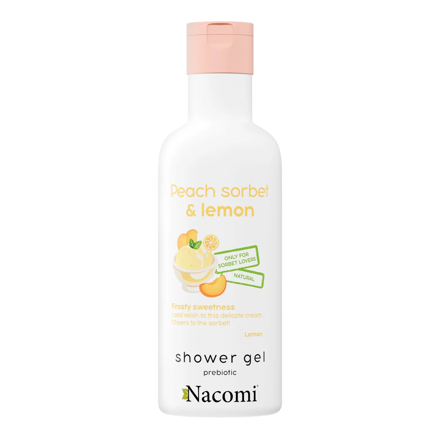 Nacomi - Żel pod Prysznic - Brzoskwiniowy Sorbet z Cytryną - 300ml