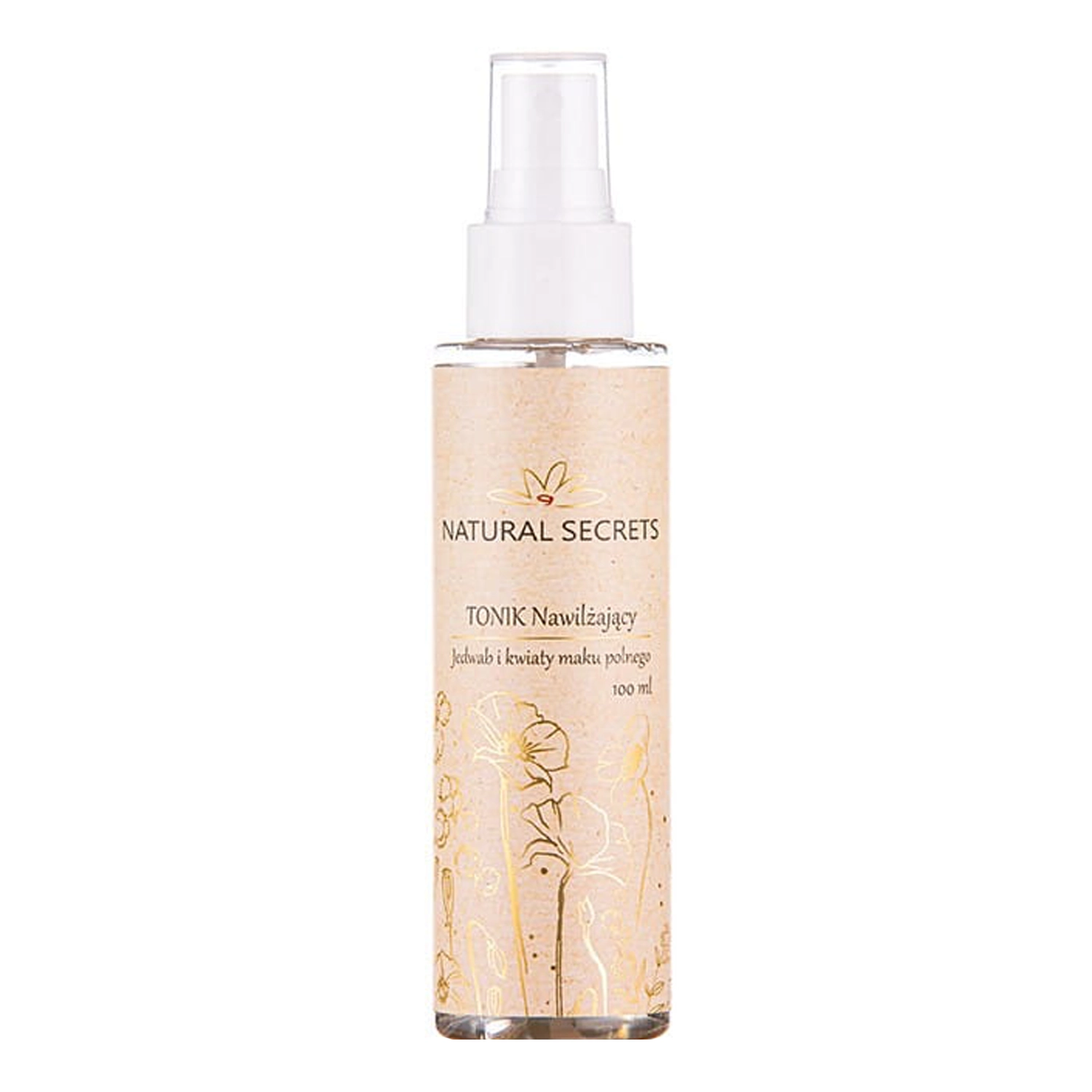 Natural Secrets - Tonik Nawilżający - Jedwab i Kwiaty Maku Polnego - 100ml