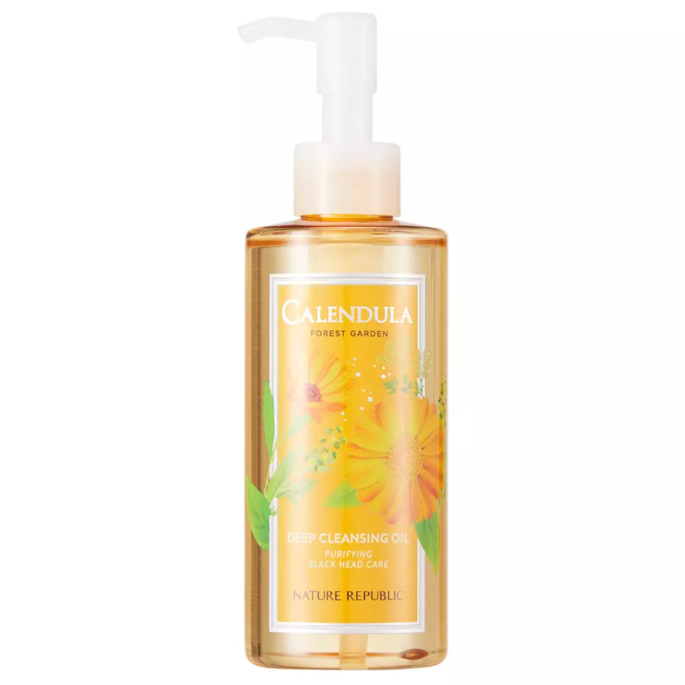 Nature Republic - Forest Garden Calendula Cleansing Oil - Olejek do Demakijażu z Nagietkiem - 200ml