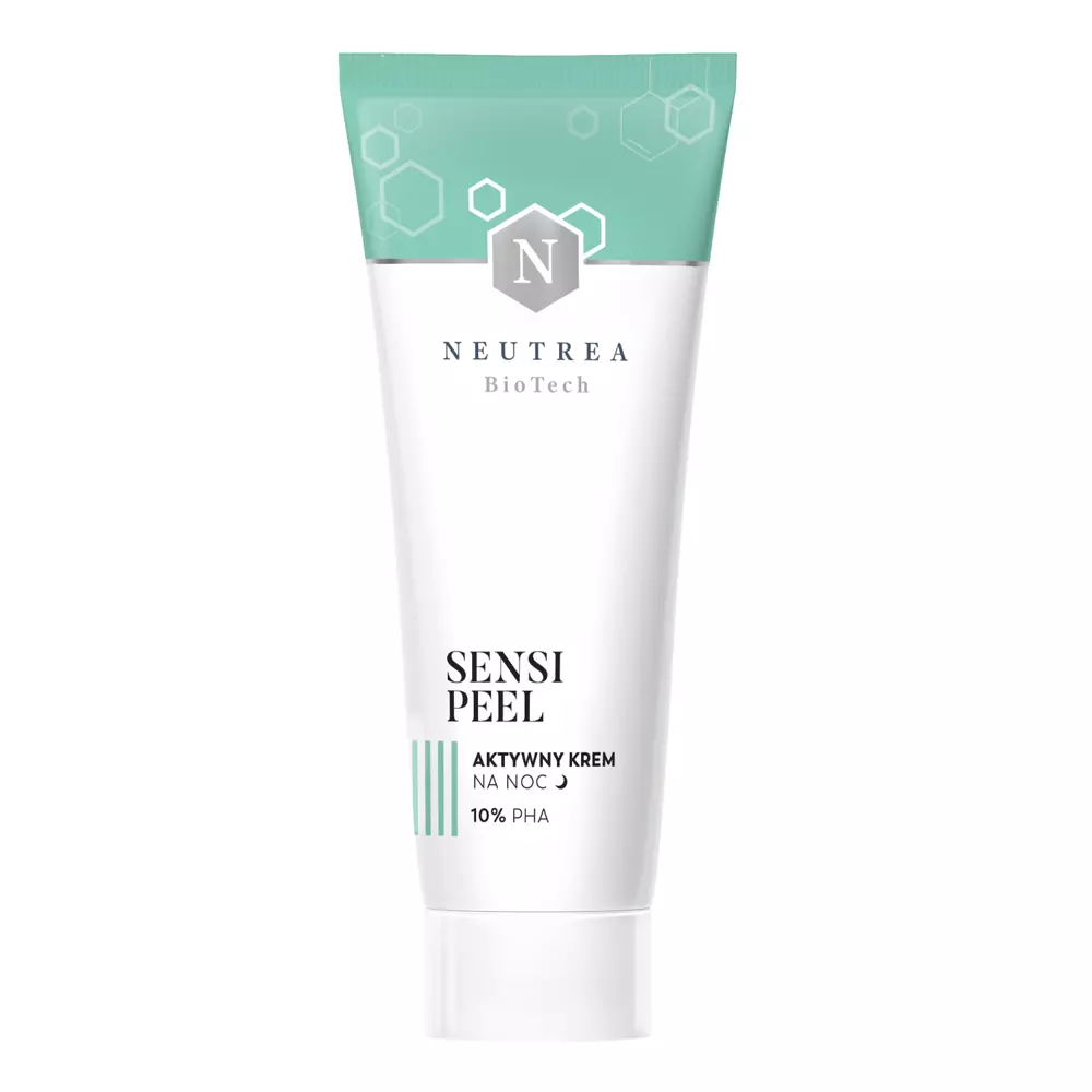 Neutrea - Sensi Peel - Aktywny Krem Peelingujący na Noc 10% PHA - 75ml