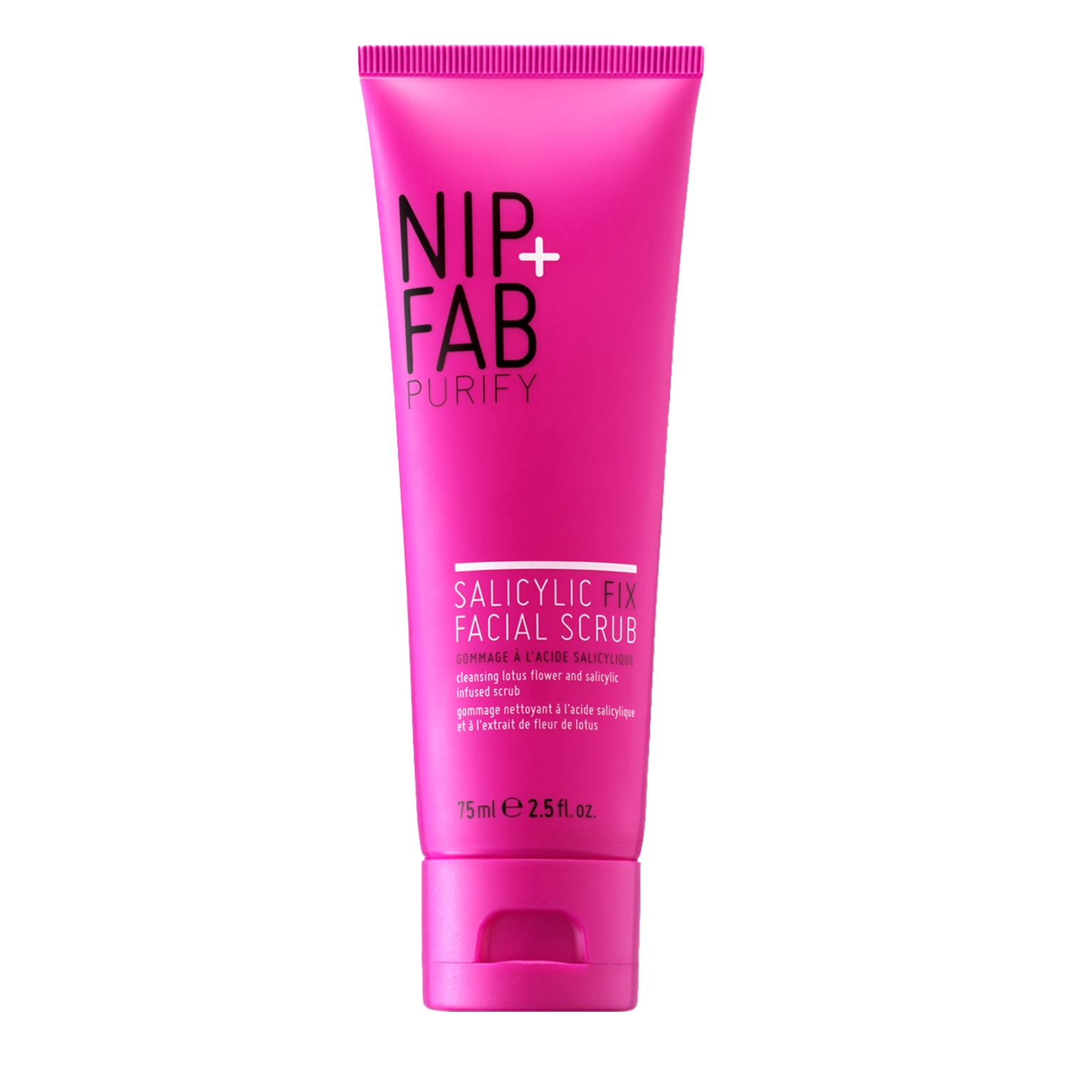 Nip+Fab - Salicylic Fix Facial Scrub - Peeling do Twarzy z Kwasem Salicylowym - 75ml