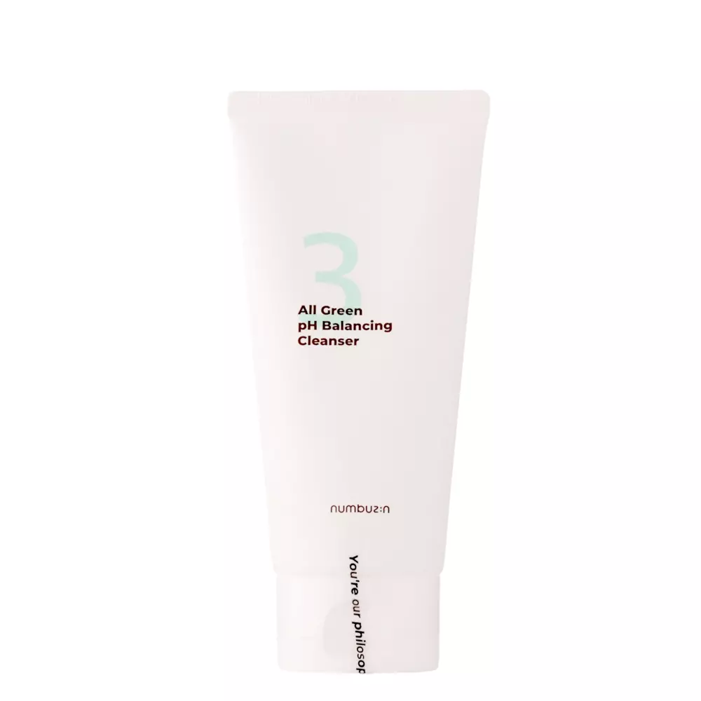 Numbuzin - No.3 - All Green pH Balancing Cleanser - Żel do Mycia Twarzy - 120ml