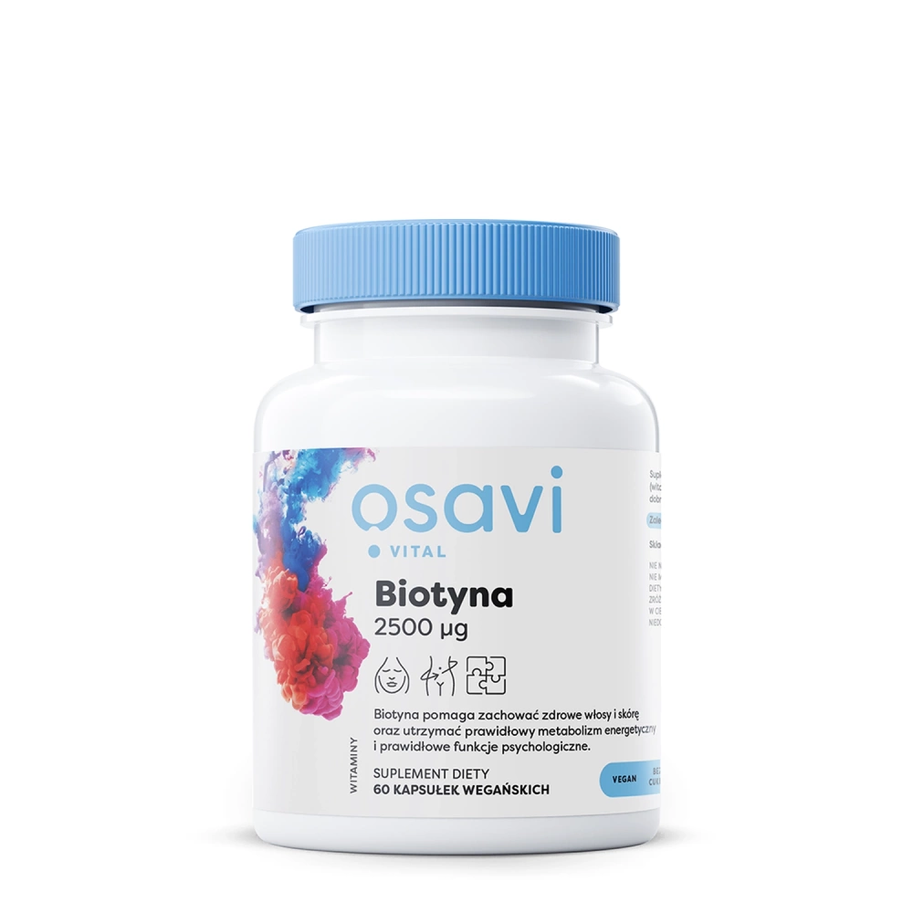 Osavi - Biotyna 2500mcg - 60 Kapsułek 