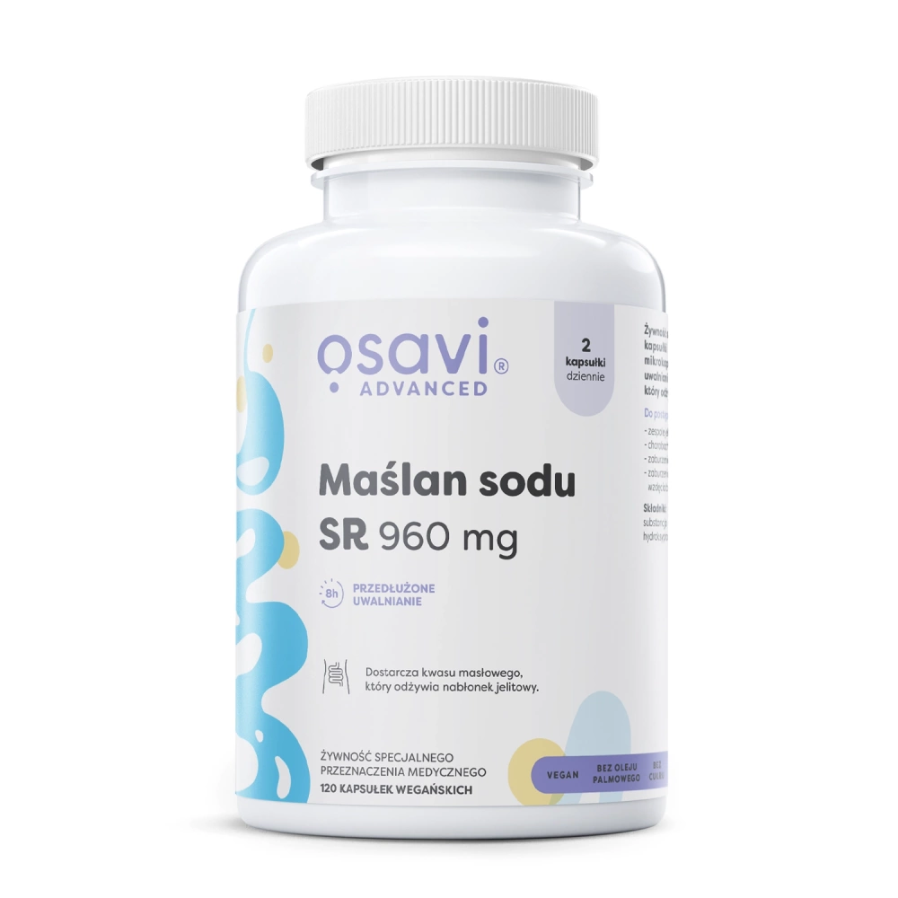 Osavi - Maślan Sodu SR 960mg - 60 Kapsułek 