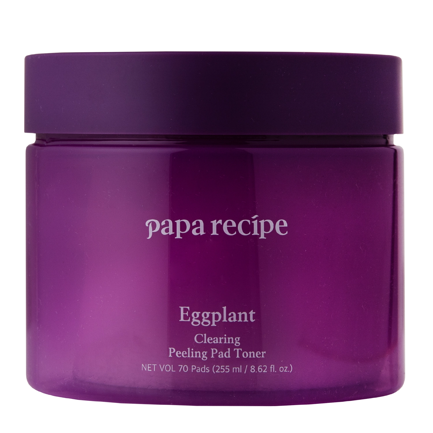 Papa Recipe - Eggplant Clearing Peeling Pad Toner - Peelingujące Płatki do Twarzy - 70szt.