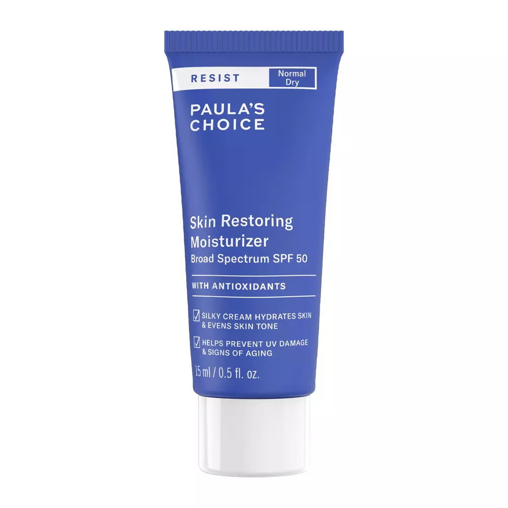 Paula's Choice - Resist - Skin Restoring Moisturizer SPF50 - Krem z Filtrem Przeciwsłonecznym - 15ml