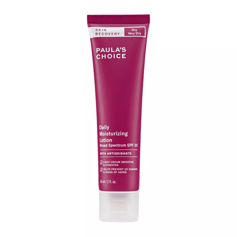 Paula's Choice - Skin Recovery - Daily Moisturizing Lotion SPF30 - Krem Nawilżający z Filtrem Przeciwsłonecznym - 60ml