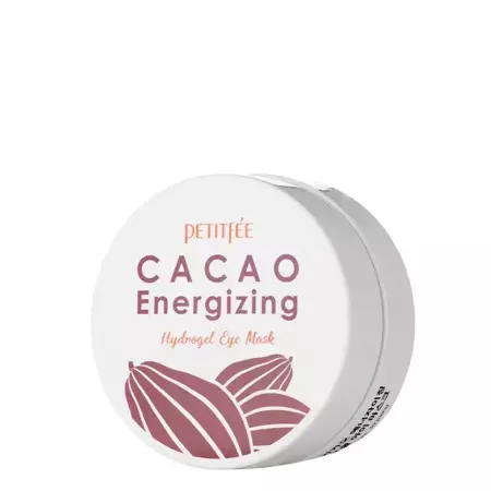 Petitfee - Cacao Energizing Hydrogel Eye Mask - Hydrożelowe płatki pod oczy - 60szt