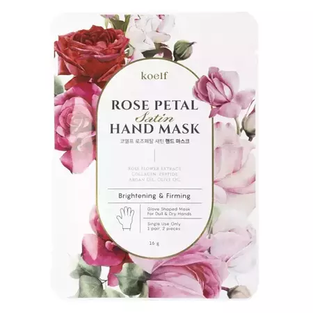 Petitfee - Koelf Rose Petal Satin Hand Mask - Maska do Rąk - 2szt.