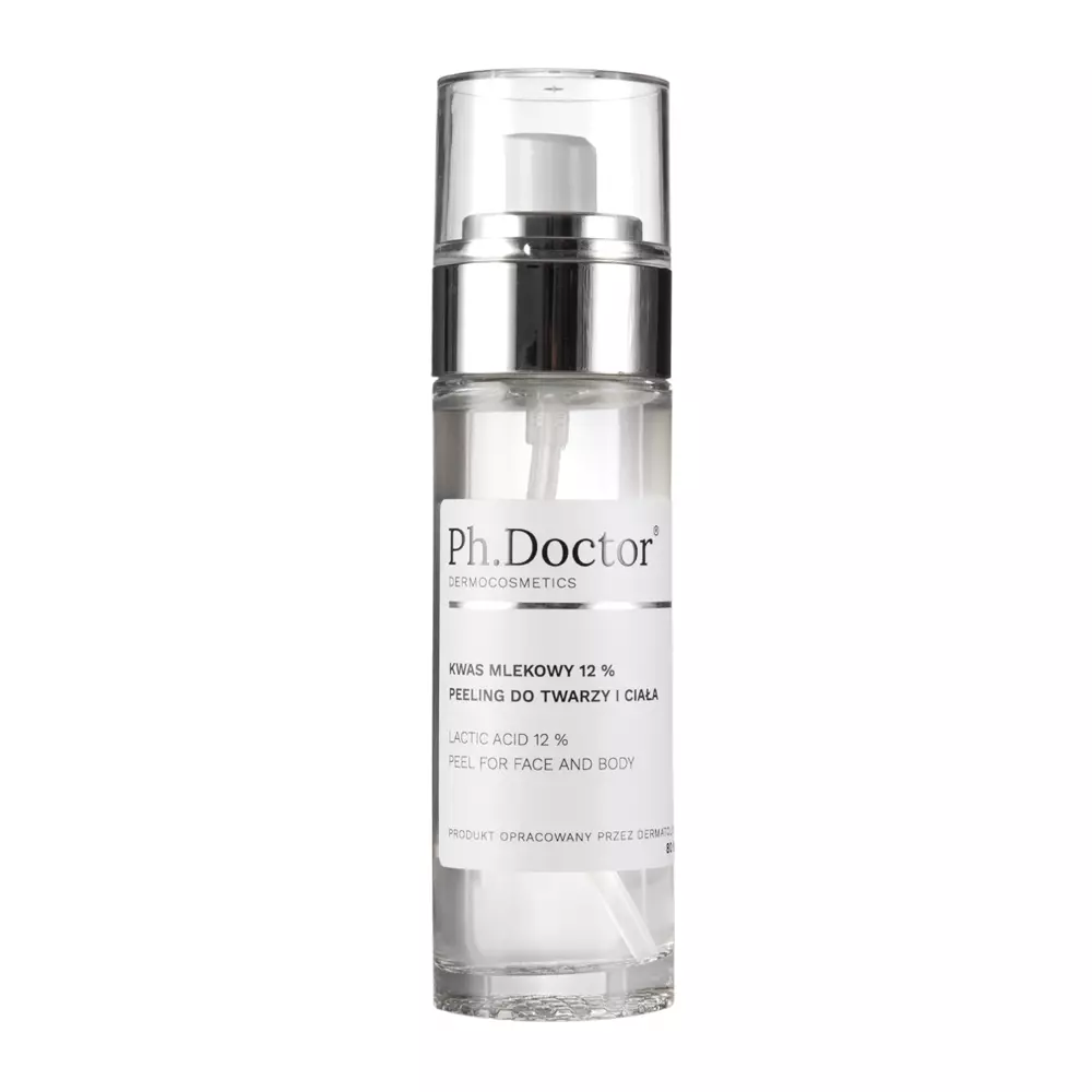 Ph.Doctor - Kwas Mlekowy 12% Peeling do Twarzy i Ciała - 80ml