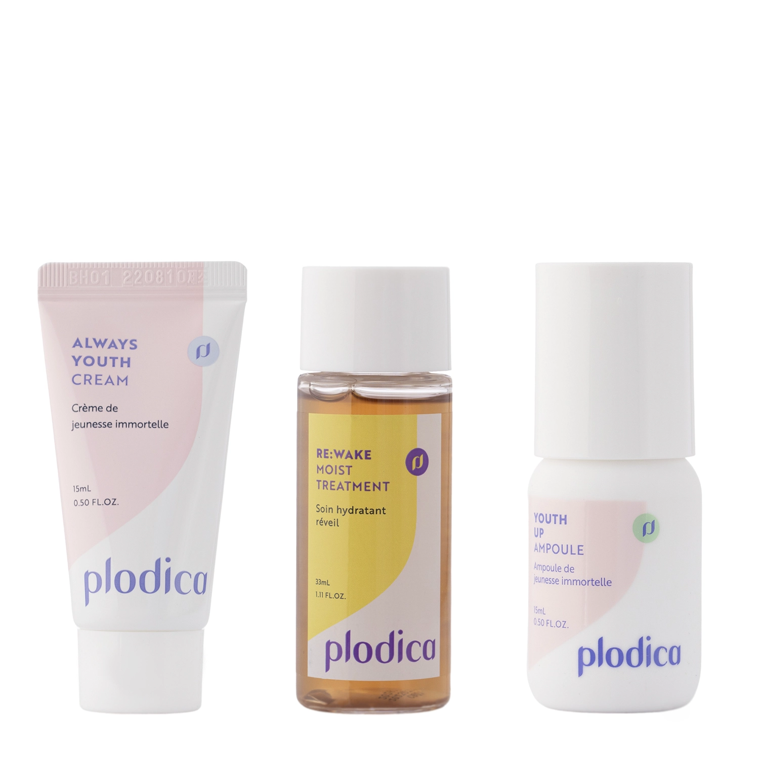 Plodica - Full Day Youth Kit - Zestaw Miniproduktów do Twarzy - Antyoksydacja - 33ml+15ml+15ml