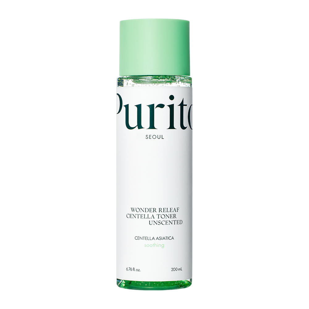 Purito Seoul - Wonder Releaf Centella Toner Unscented - Bezzapachowy Toner z Wąkrotą Azjatycką - 200ml