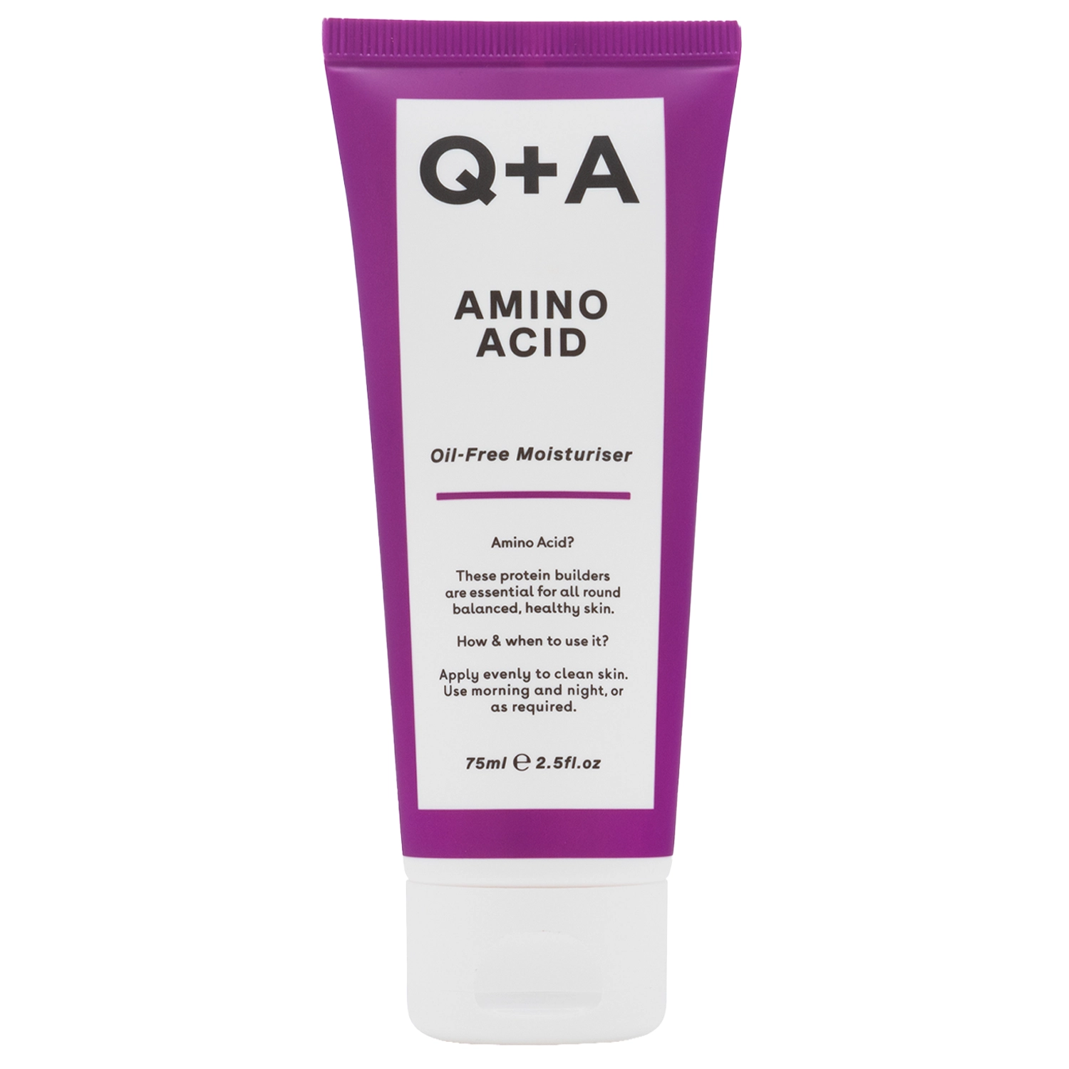 Q+A - Amino Acid Oil-Free Moisturiser - Beztłuszczowy Krem Nawilżający z Aminokwasem - 75ml