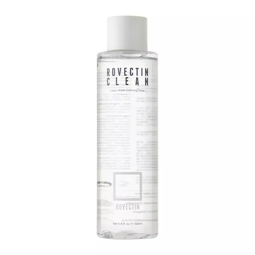 Rovectin - Clean Lotus Water Calming Toner - Łagodzący Tonik na Bazie Wody z Lotosu - 200ml