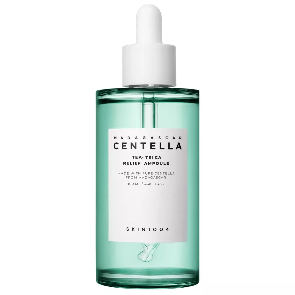 SKIN1004 - Madagascar Centella Tea-Trica Relief Ampoule - Kojące Serum dla Cery Trądzikowej - 100ml