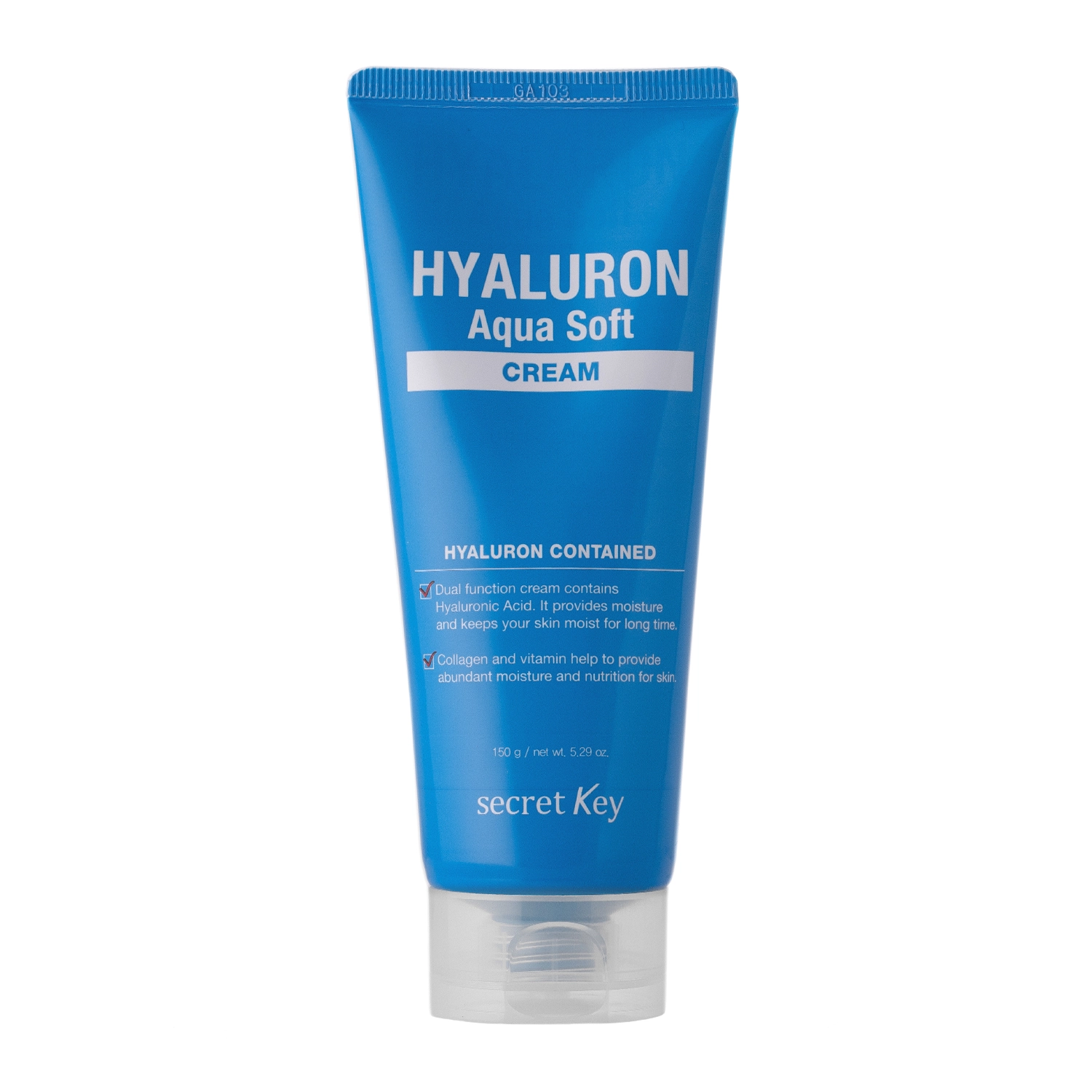 Secret Key - Hyaluron Aqua Soft Cream - Hialuronowy Krem ​​Nawilżający - 150g