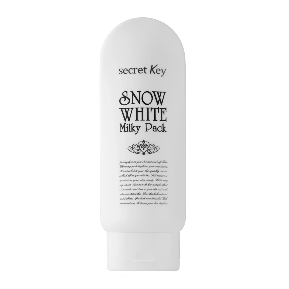 Secret Key - Snow White Milky Pack - Rozjaśniająca Maska do Twarzy - 200g