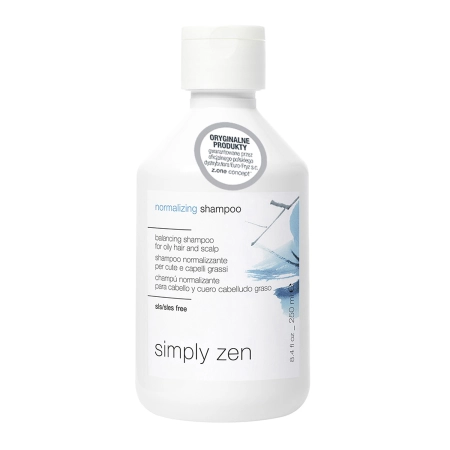 Simply Zen - Normalizing Shampoo - Normalizujący Szampon do Włosów Przetłuszczają się i Tłustej Skóry Głowy - 250ml 